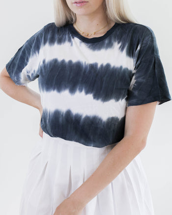 T-shirt tie&dye gris/blanc S