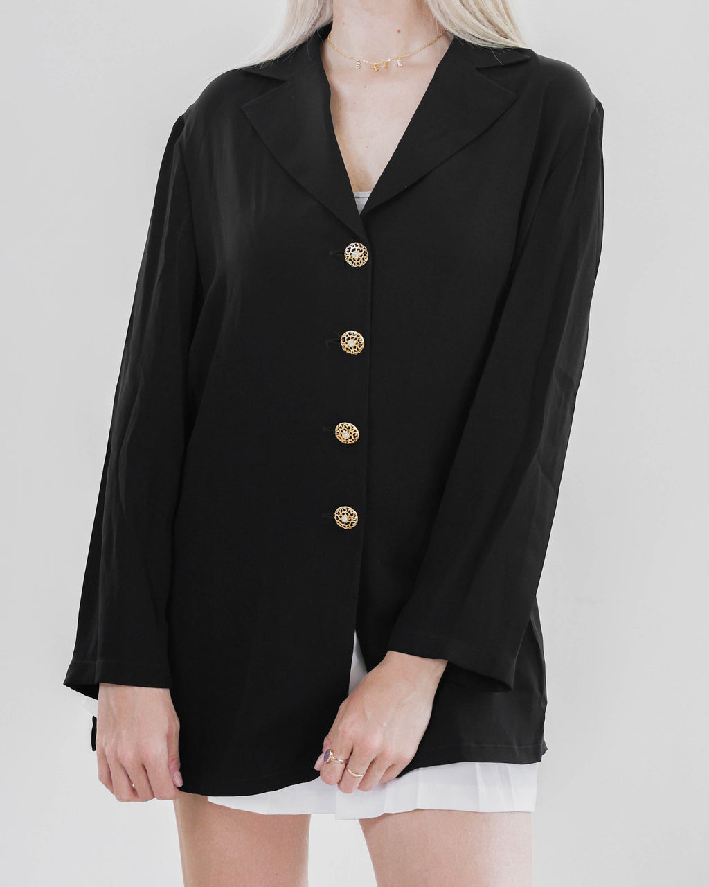 E.Blazer d'été noir M