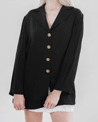 E.Blazer d'été noir M