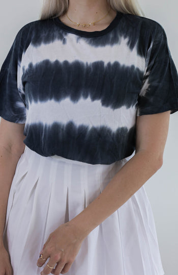 T-shirt tie&dye gris/blanc S