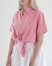 Ralph Lauren M Pink Striped Shirt