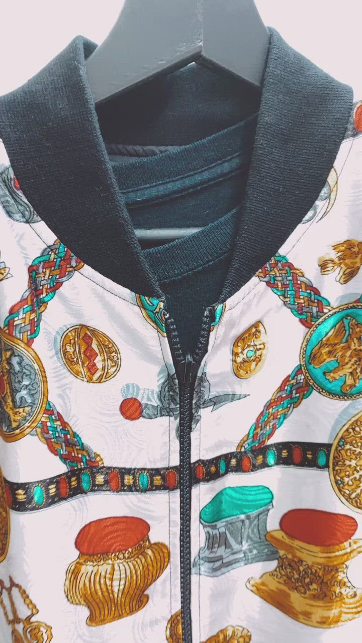 White Alpha Industries XL Bomber Jacket