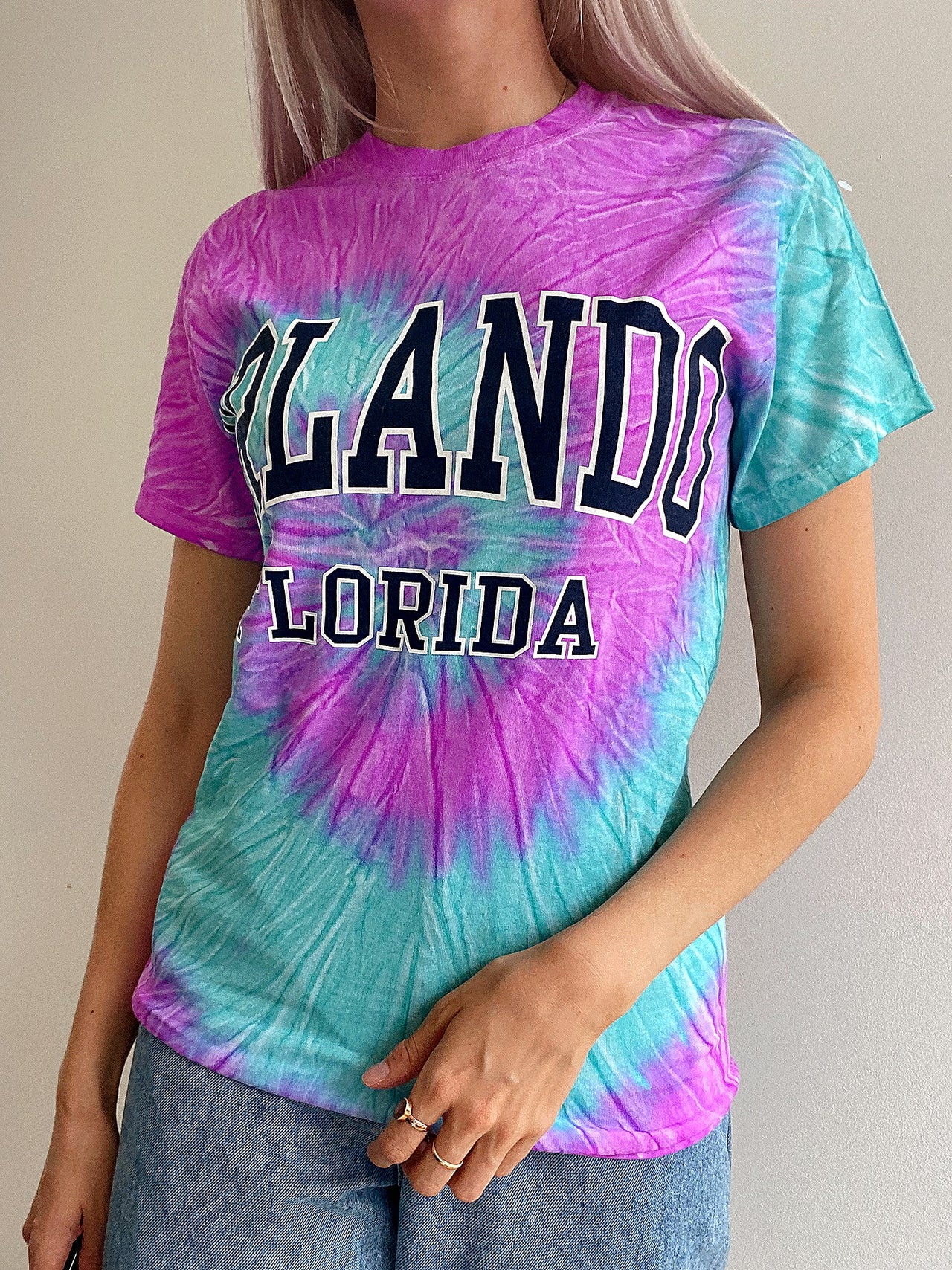 T-shirt vintage tie and dye Orlando S