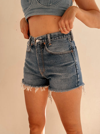 Short en jeans bleu foncé  Levi's 559 W30