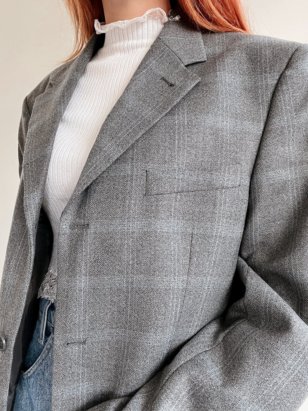 Veste blazer vintage grise  M/L