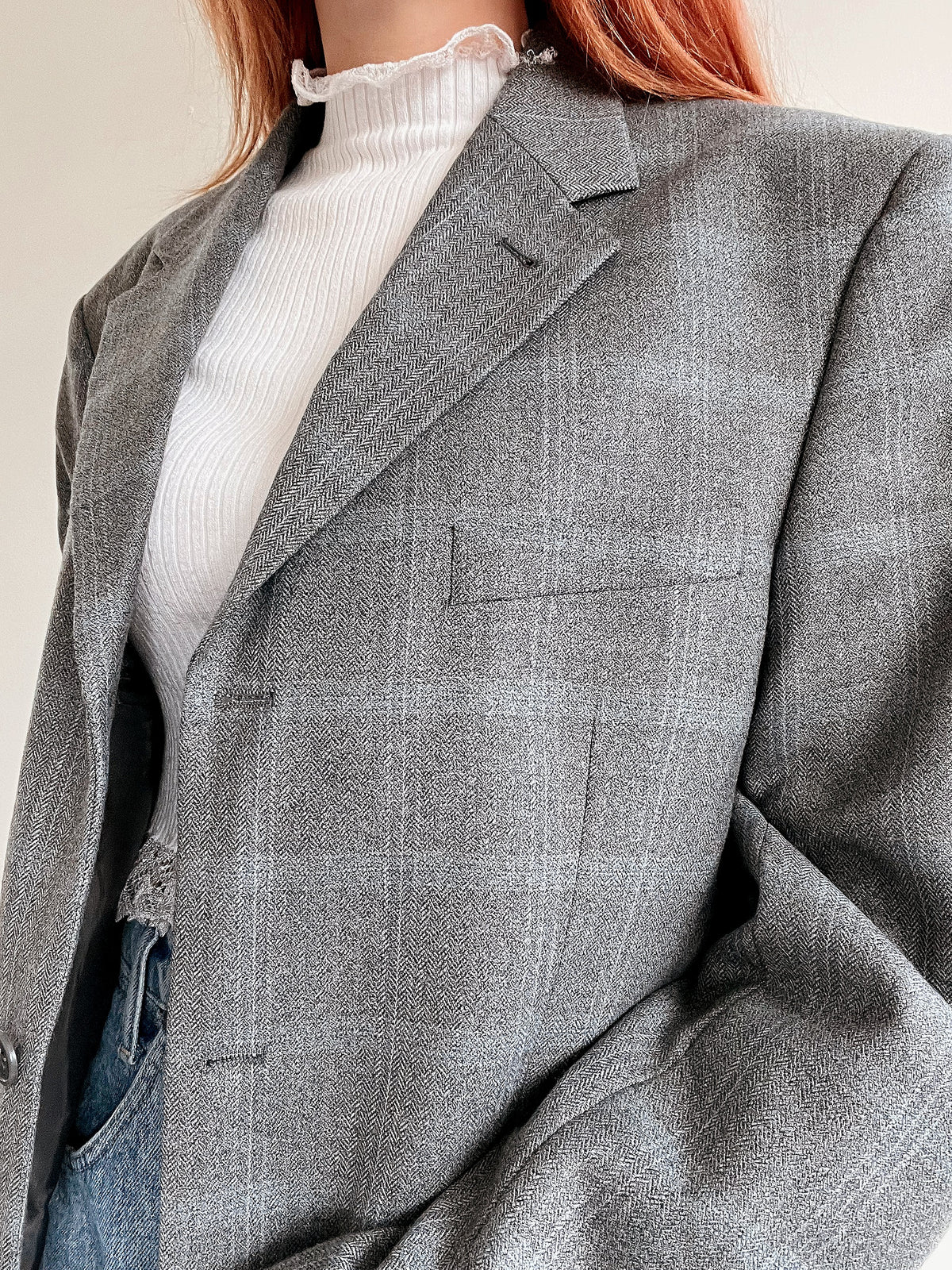 Veste blazer vintage grise  M/L