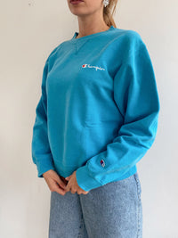 White and blue jacket with orange collar Adidas XL