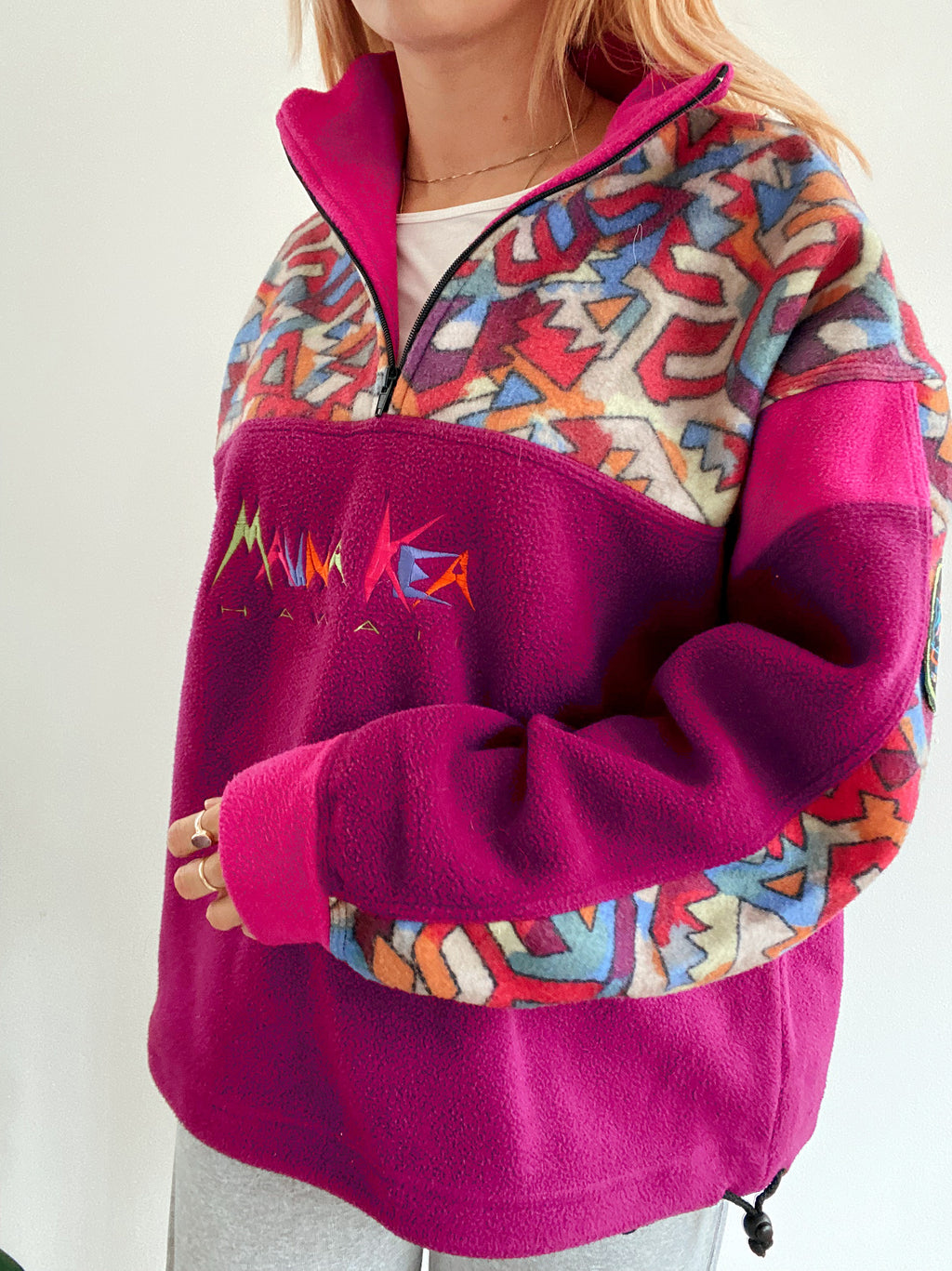 Gray fleece sweater Napapijri S