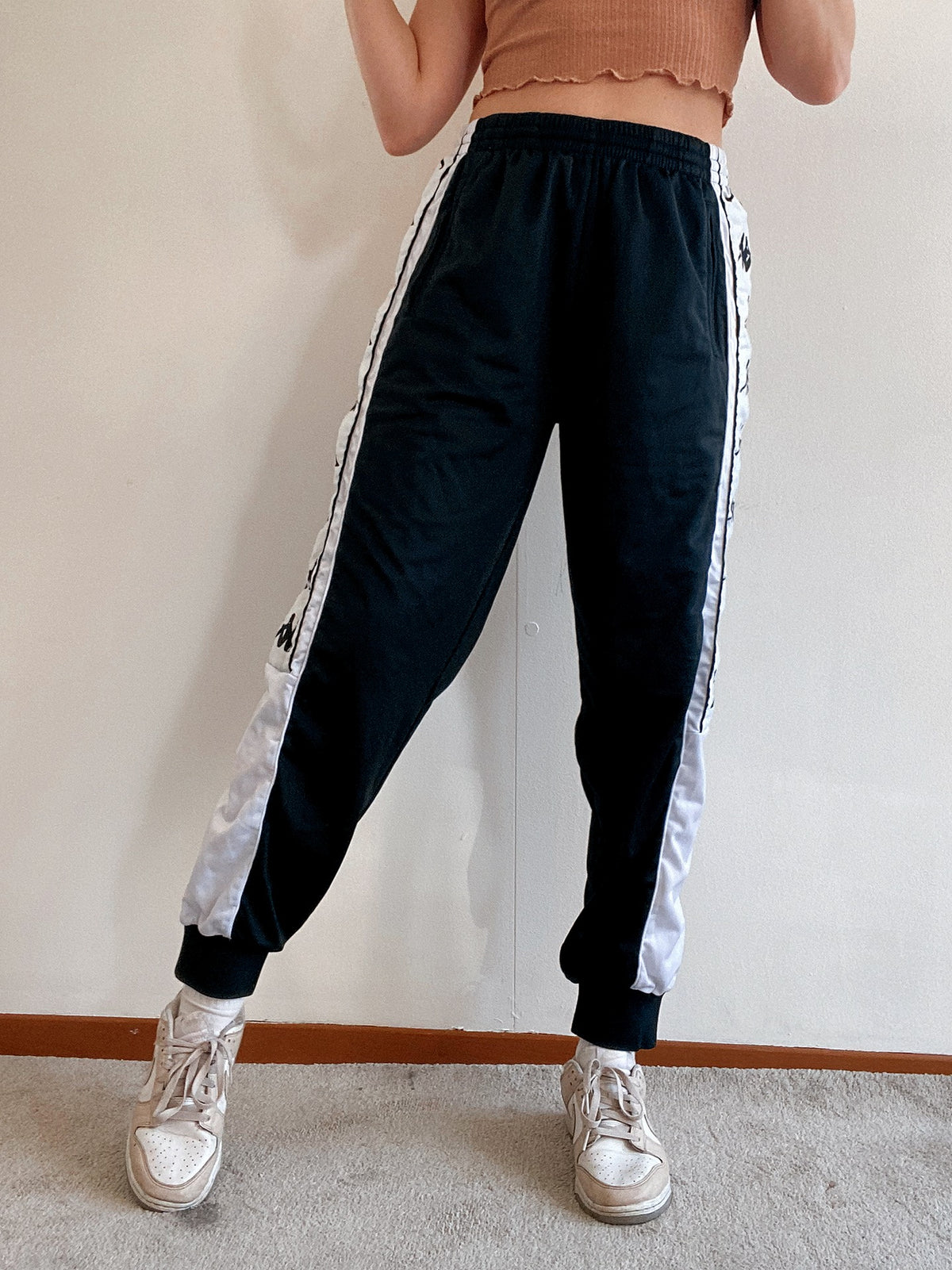 Pantalon de jogging vintage noir Kappa XL