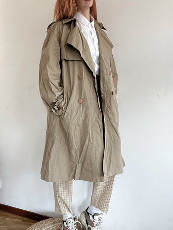 Trench coat vintage khaki  L oversized