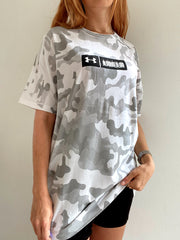 T-shirt gris claire militaire Heatgear M