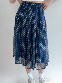 Vintage marineblauer Rock M/L
