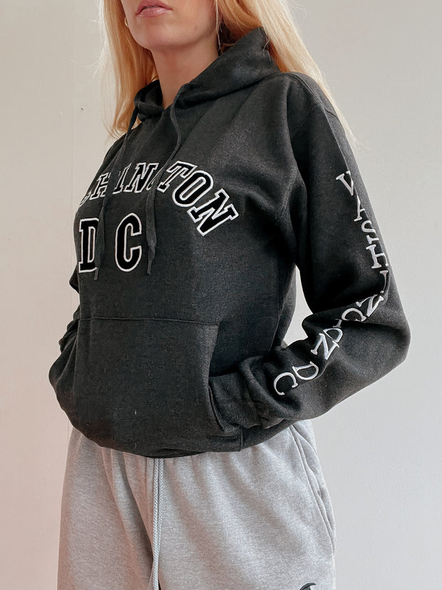 Pull vintage américain gris foncé  M