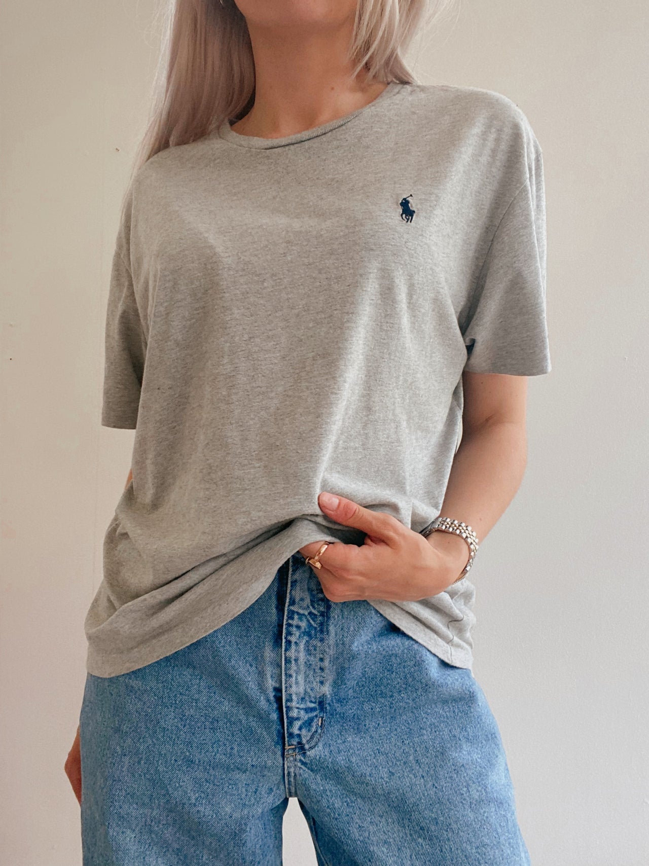 T-shirt Polo Ralph Lauren gris Clair   L