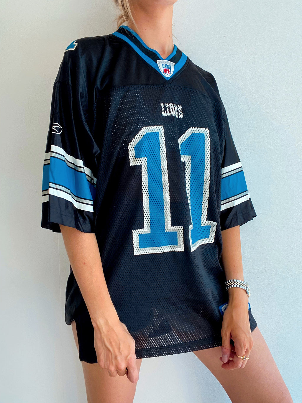 Maillot NFL noir et bleu M