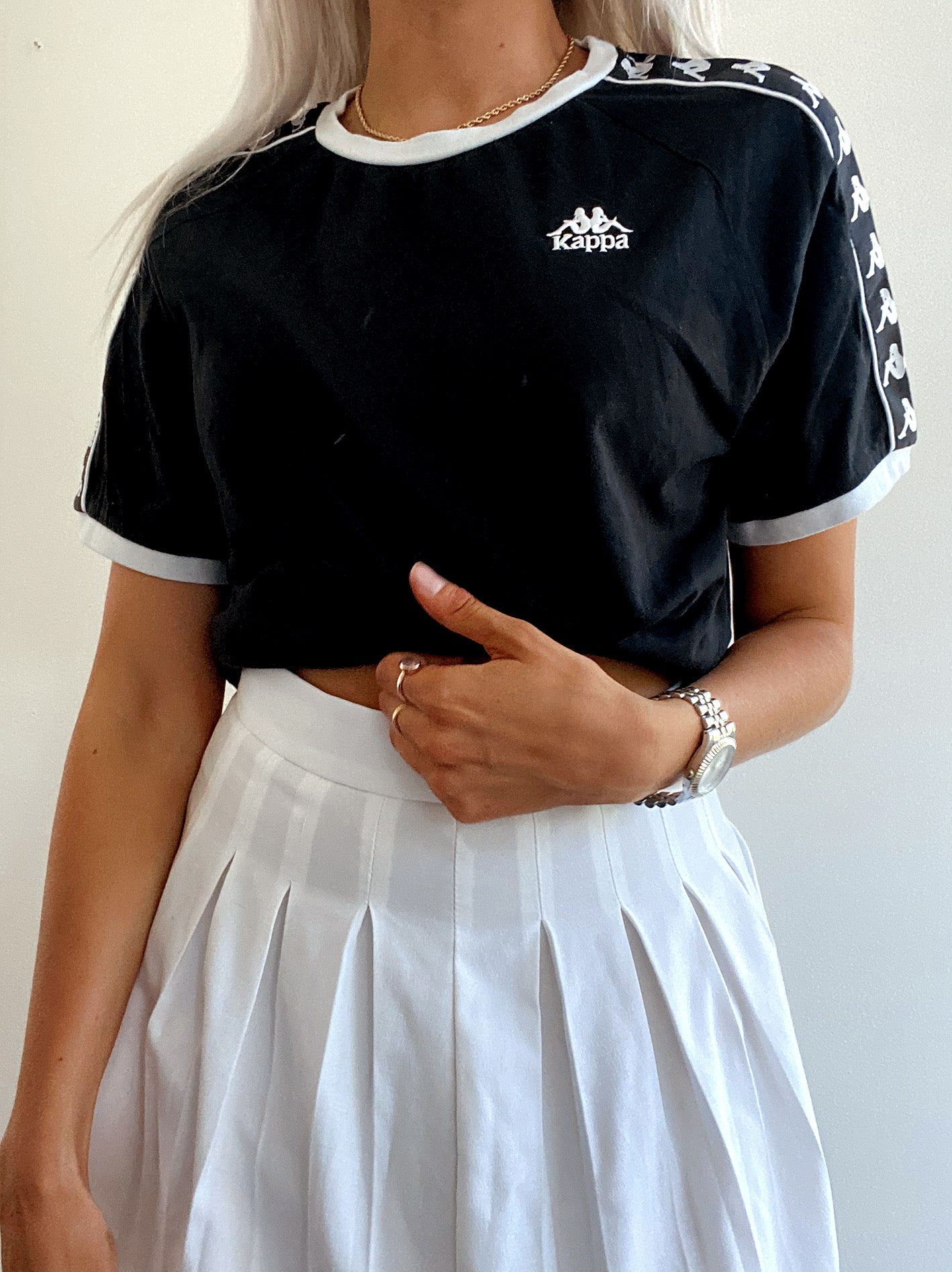 T-shirt Kappa noir M