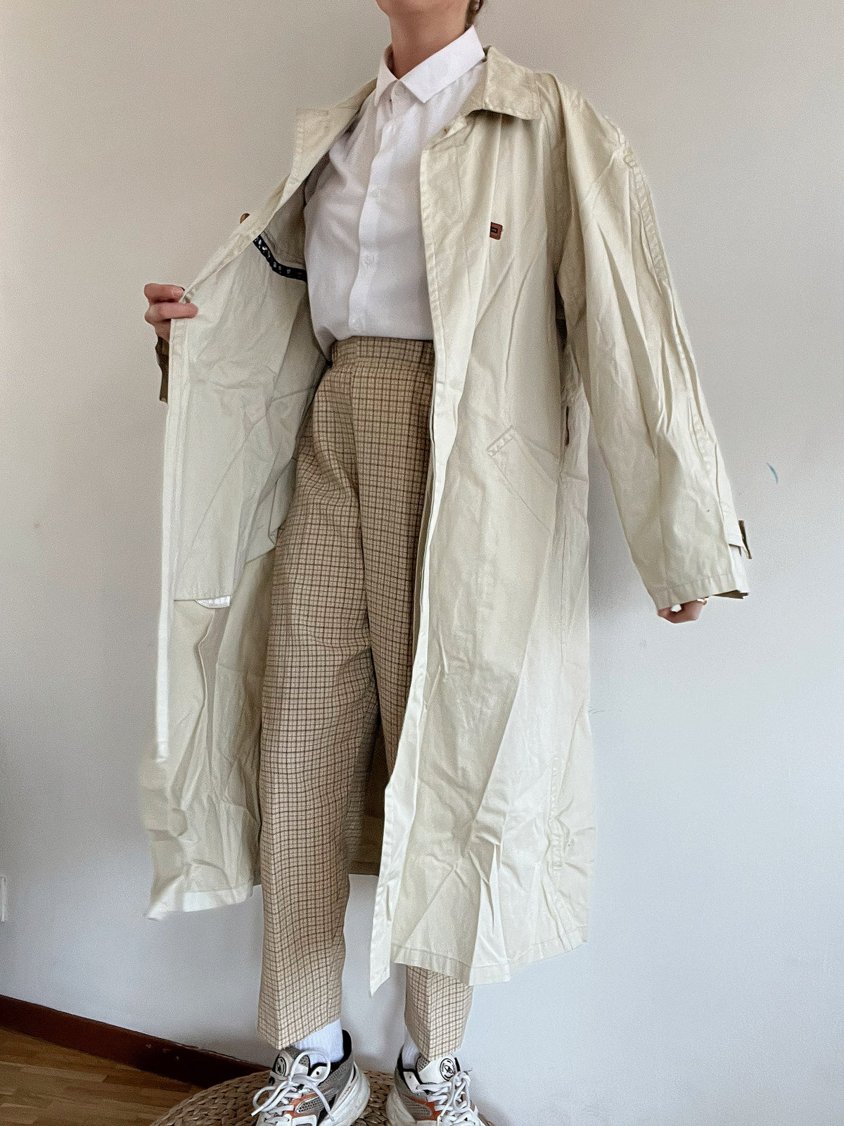 Trench coat vintage beige  L oversized