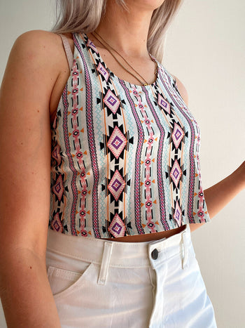 Crop Top Vintage 80/90s Inca  S