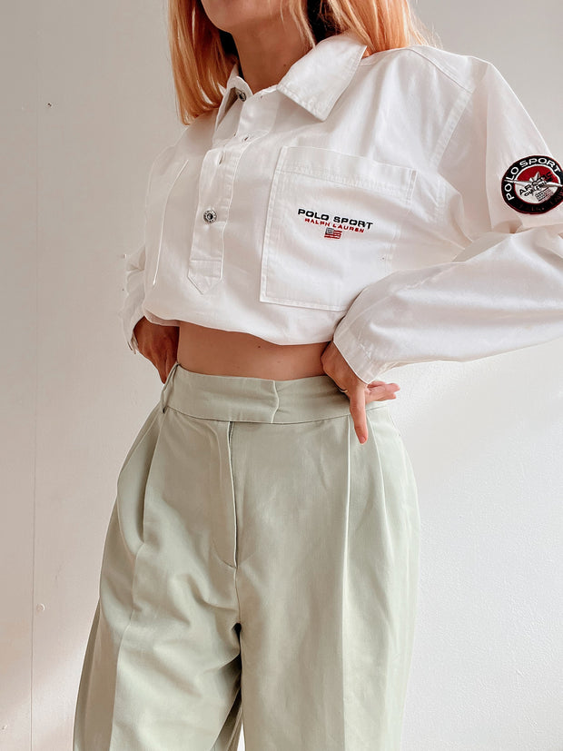 Chemise vintage blanche Polo Ralph Lauren S