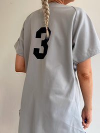 Graues Hakkata-Baseballtrikot