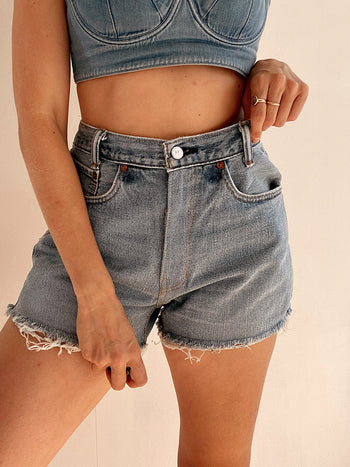 Short en jeans bleu clair  Levi's 550 W31