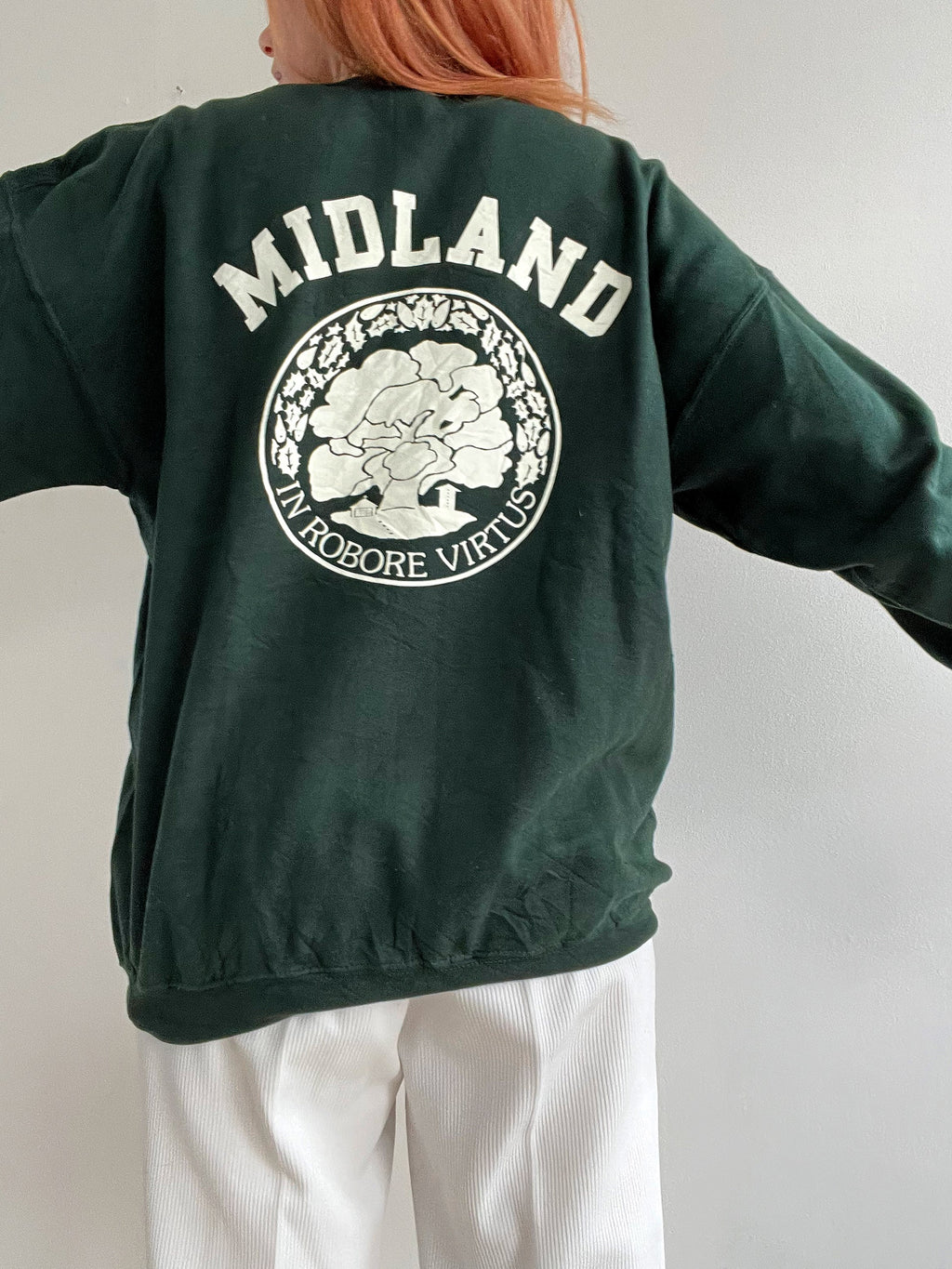 White and blue jacket with orange collar Adidas XL