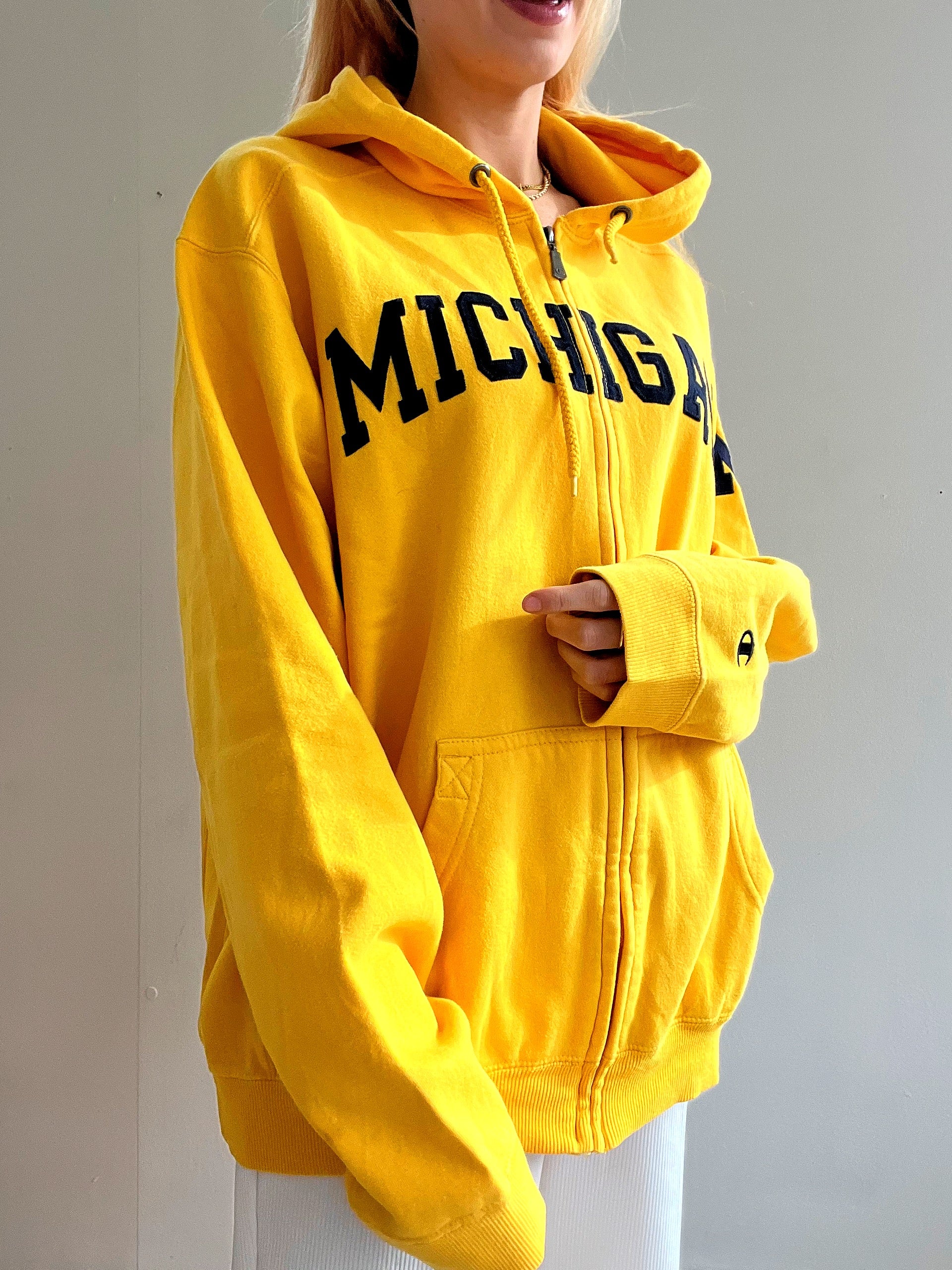 Jacket vintage américain Jaune Michigan XL