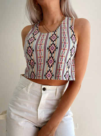 Crop Top Vintage 80/90s Inca  S