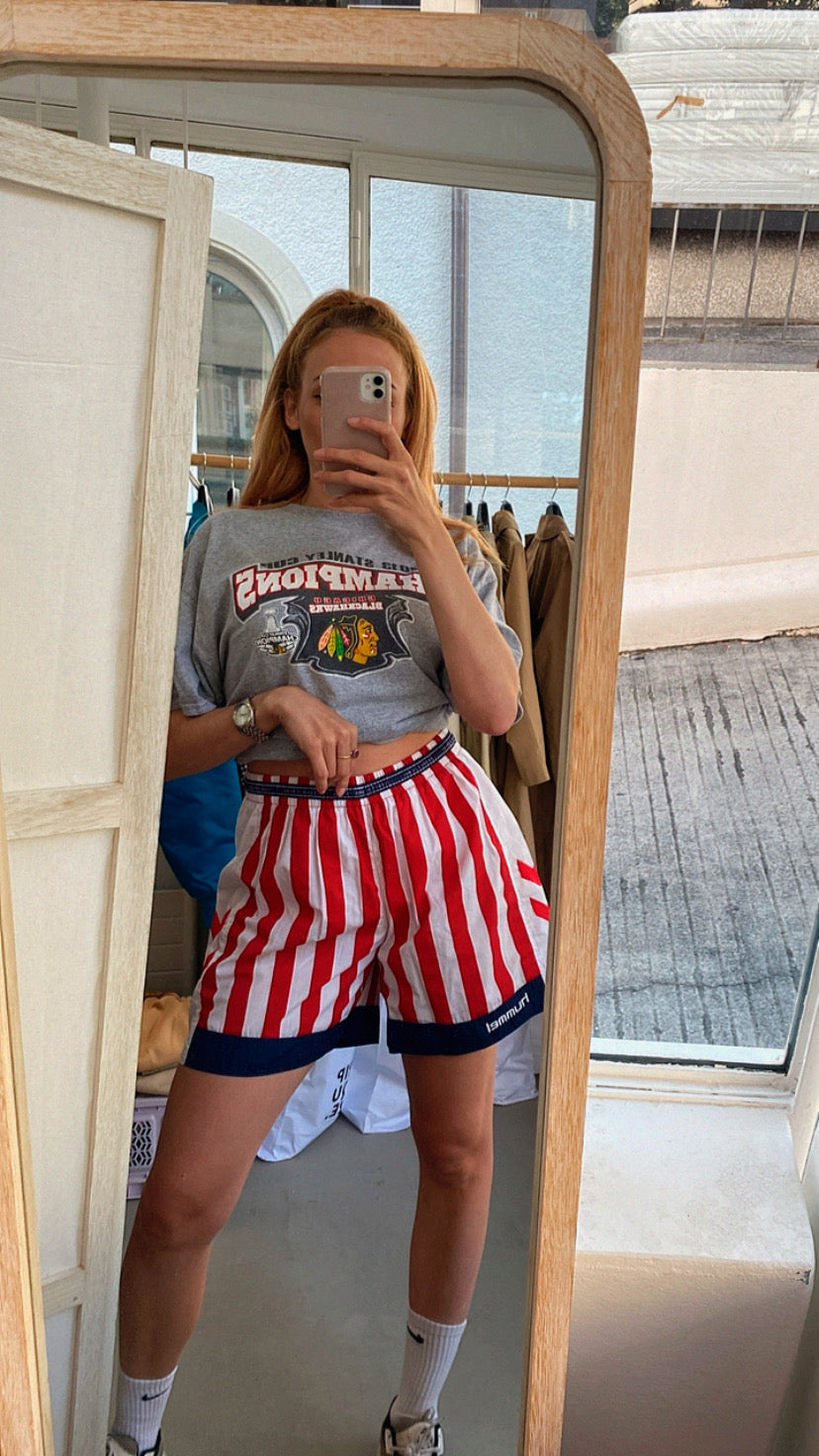 T-shirt vintage USA gris L