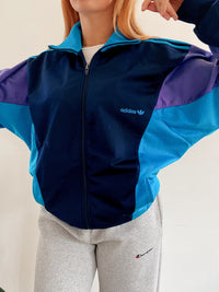 Jacket vintage bleue foncée Adidas  XL