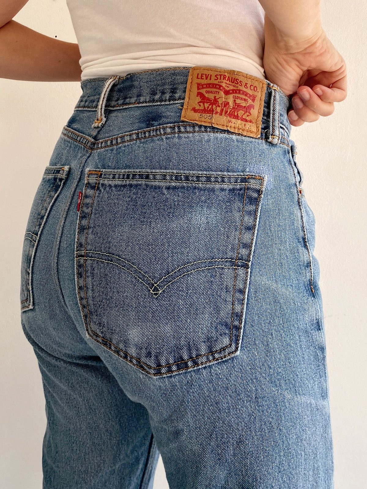 Pantalon Jeans Levi's 505 bleu  W29
