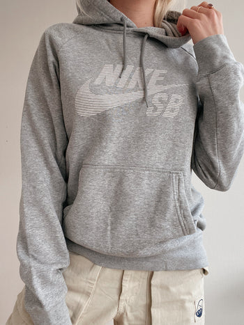 Pull gris à capuche Nike SB // M