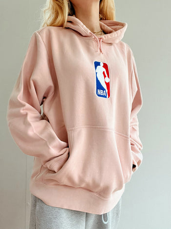 Hellrosa bestickter NBA Nike SB XL-Pullover