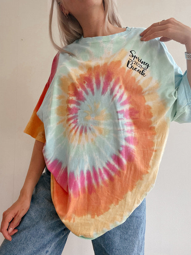 T-shirt vintage tie and dye XXL
