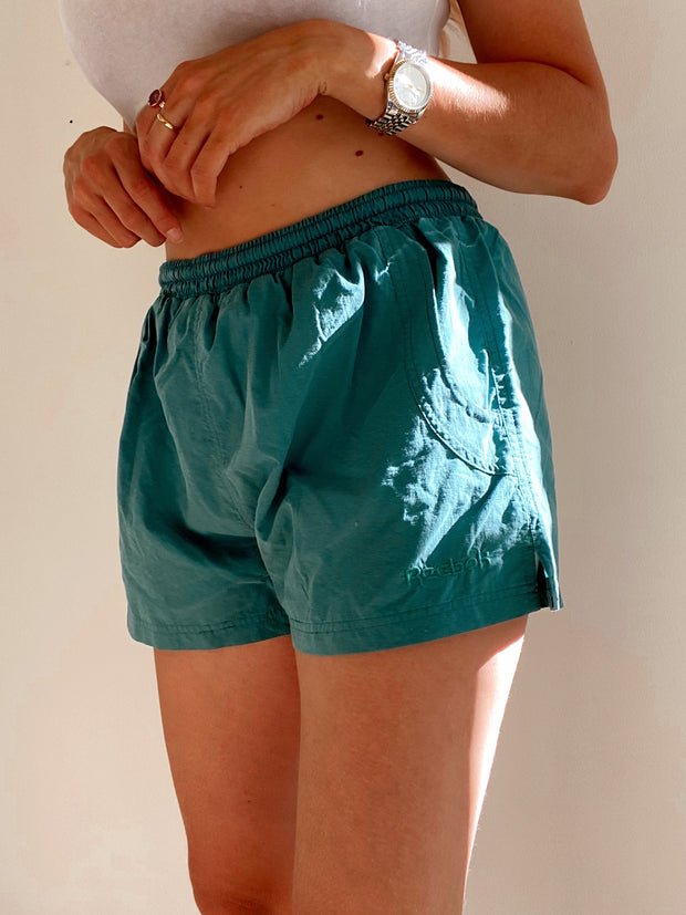 Reebok grüne Vintage-Shorts L