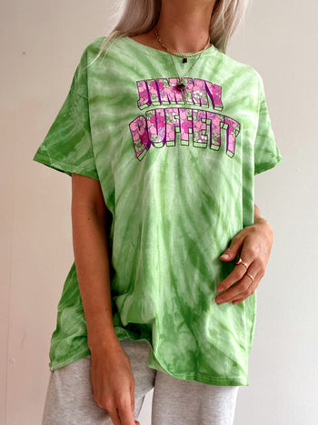 T-shirt vintage vert tie and dye XL