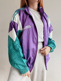 Vintage lila Joggingjacke Adidas L