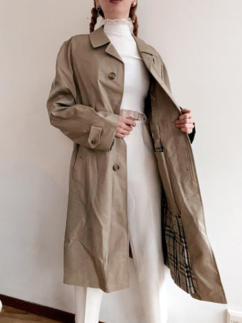 Trench coat vintage beige  L oversized