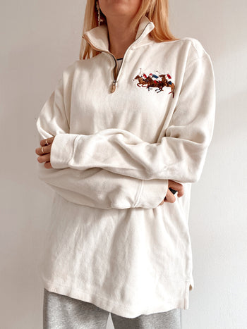 Pull vintage Ralph Lauren  blanc cassé