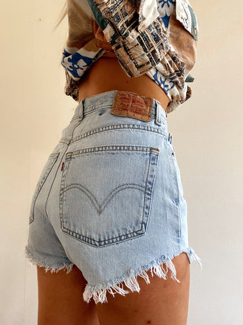 Short en jeans clair Levi's 550  W28