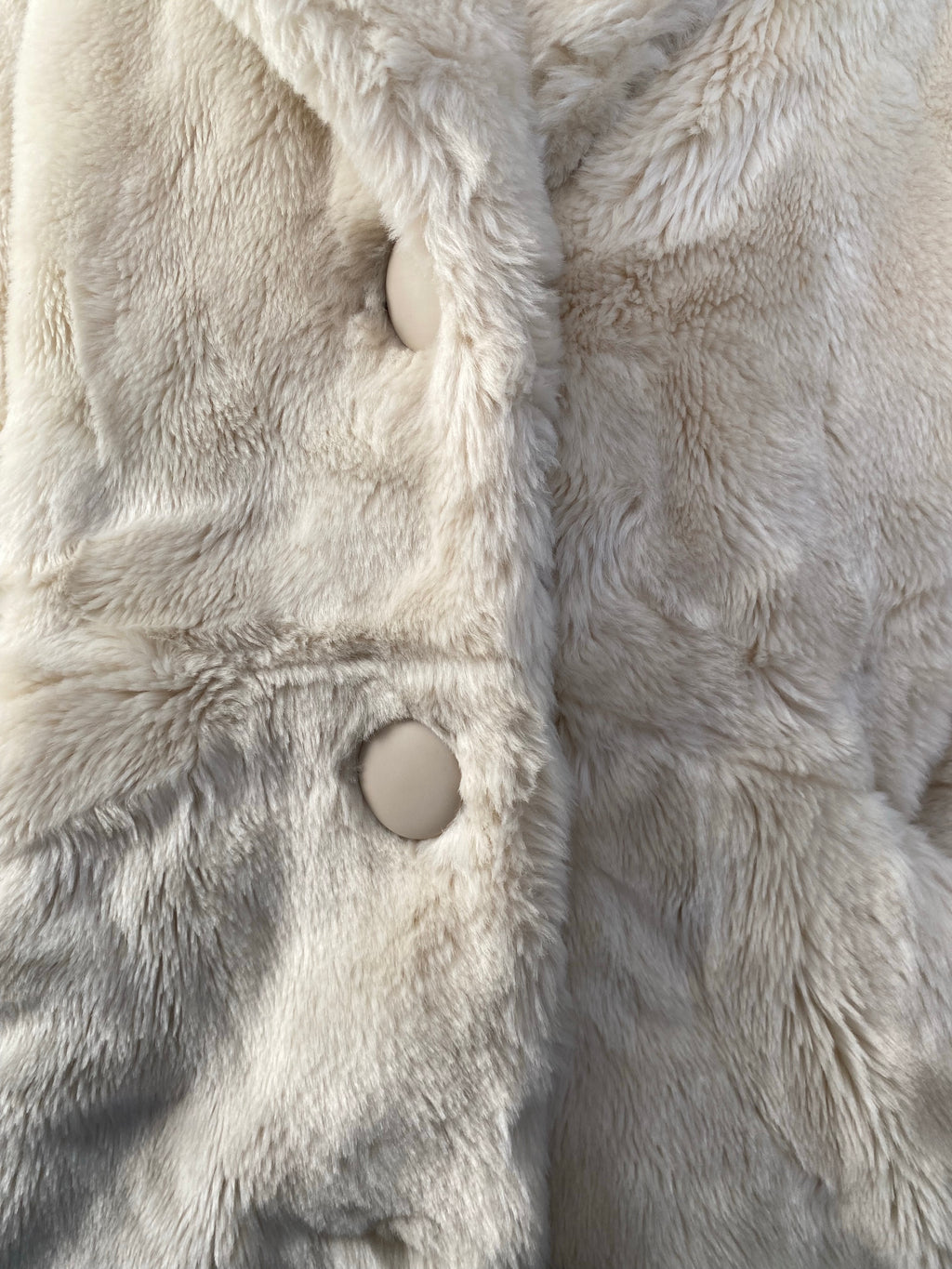 Manteau en fausse fourrure oversized L