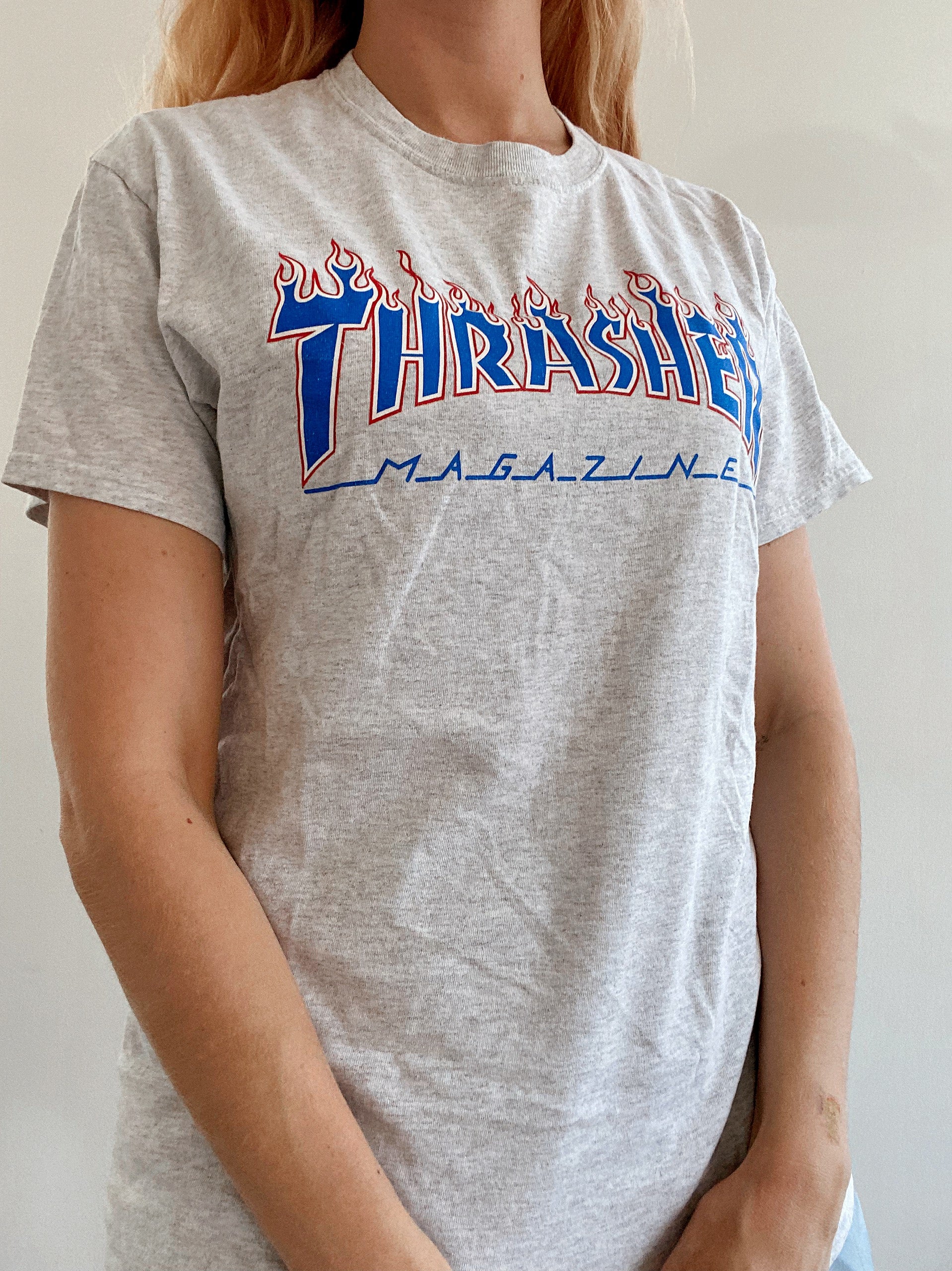 T-shirt gris Clair Trashers M