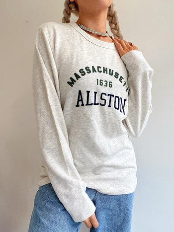 Pull vintage USA Gris Clair