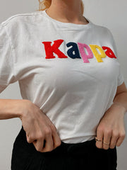 T-shirt vintage blanc Kappa
