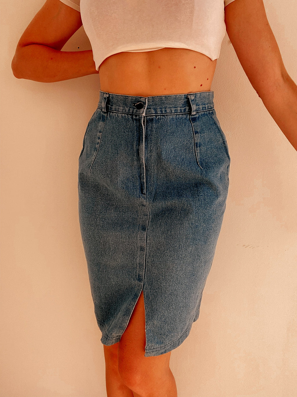 Vintage blauer Jeansrock S/M 