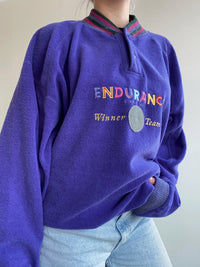 Vintage lila Endurance XXL-Fleece