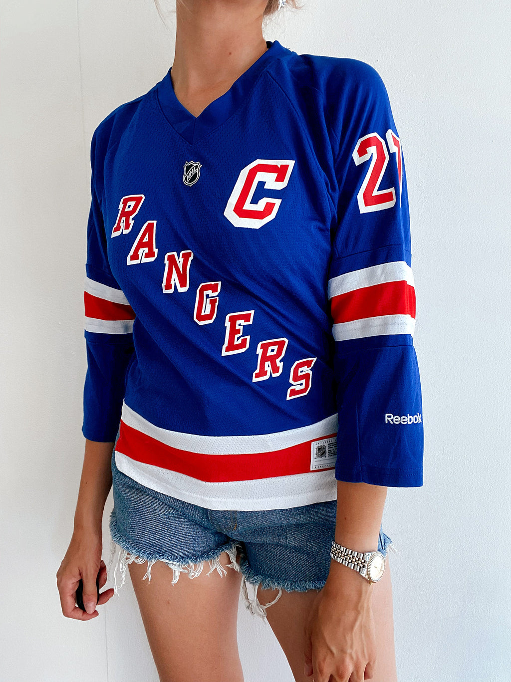 Maillot Rangers Reebok NFL bleu et rouge S