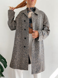 Manteau gris en laine L