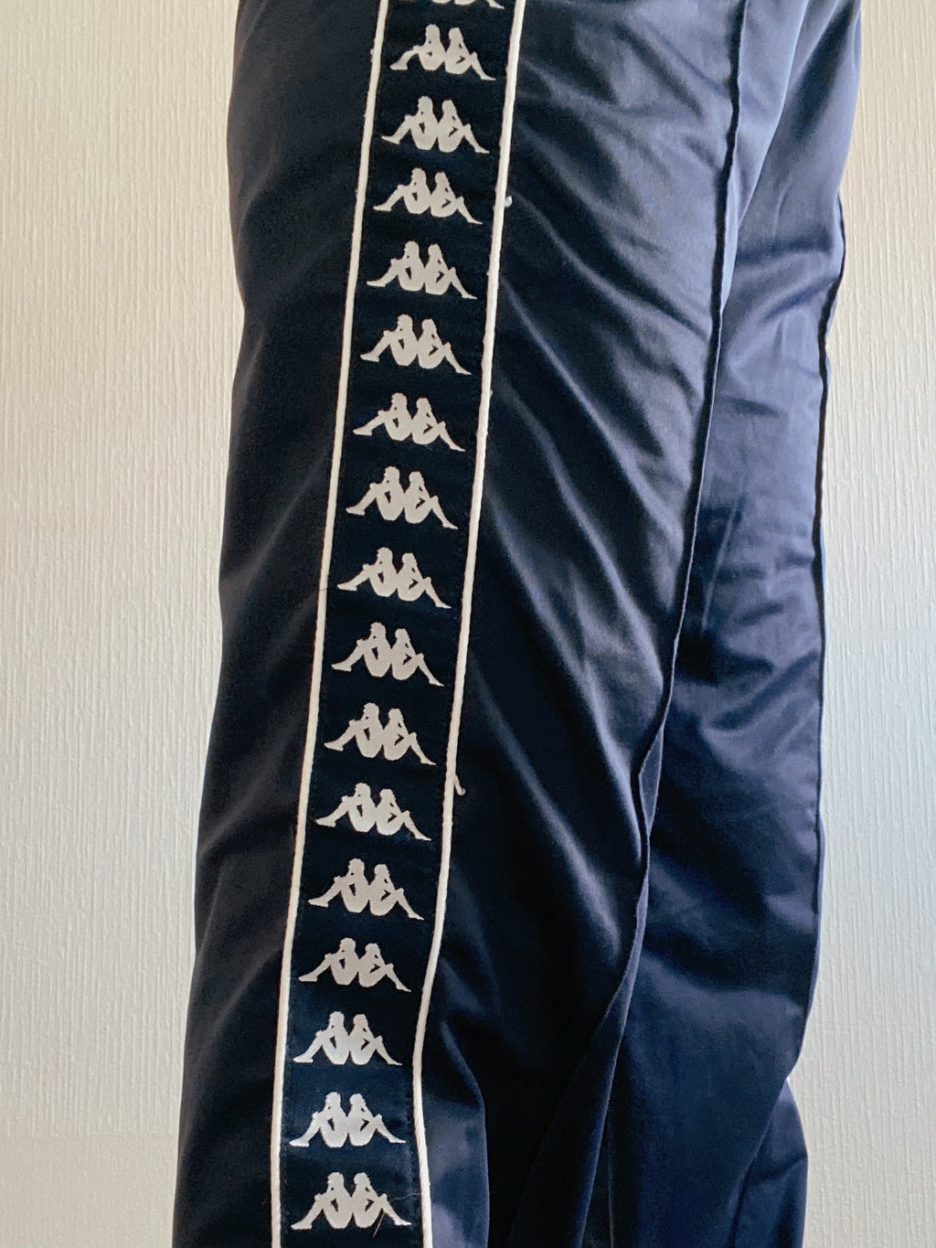 Pantalon de jogging bleu et blanc Kappa L