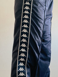 Pantalon de jogging bleu et blanc Kappa L